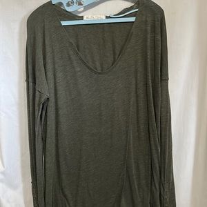 Free People We the Free Army Sienna T-Shirt size Medium